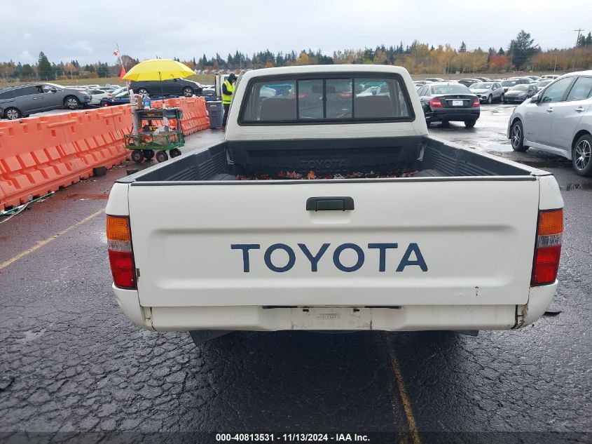 1992 Toyota Pickup 1/2 Ton Short Wheelbase VIN: JT4RN81A6N5134536 Lot: 40813531