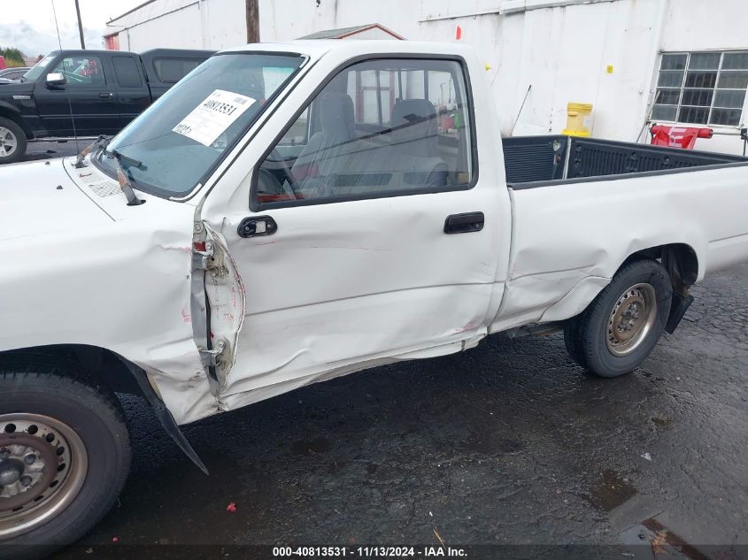 1992 Toyota Pickup 1/2 Ton Short Wheelbase VIN: JT4RN81A6N5134536 Lot: 40813531