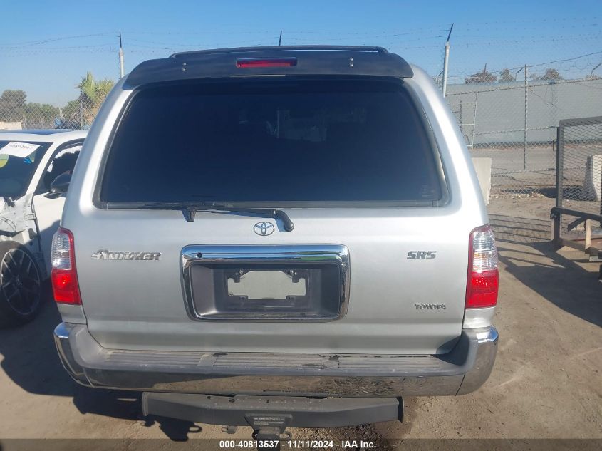 2002 Toyota 4Runner Sr5 VIN: JT3GN86R120252481 Lot: 40813537