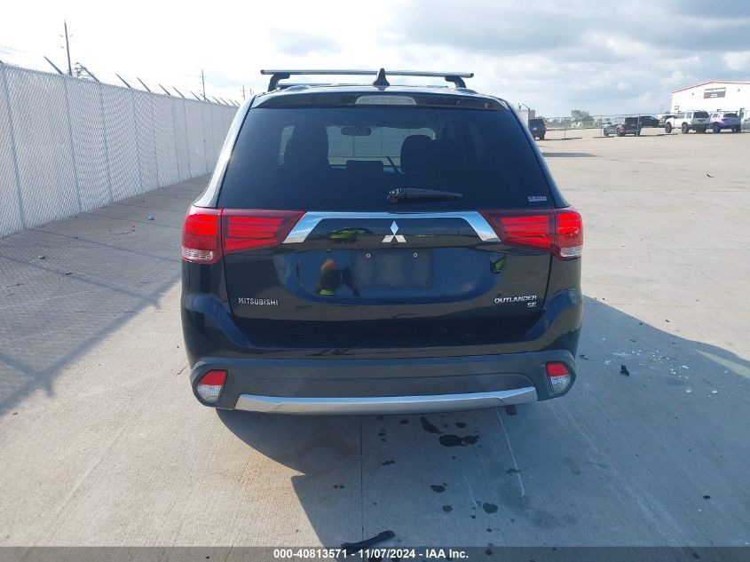 2018 Mitsubishi Outlander Se VIN: JA4AZ3A36JZ039011 Lot: 40813571