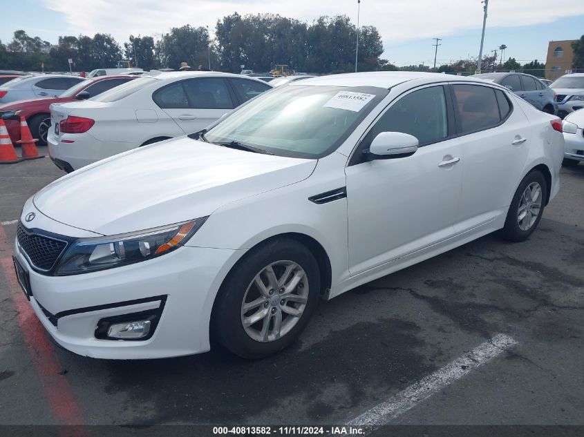 2015 Kia Optima Lx VIN: KNAGM4A73F5664582 Lot: 40813582