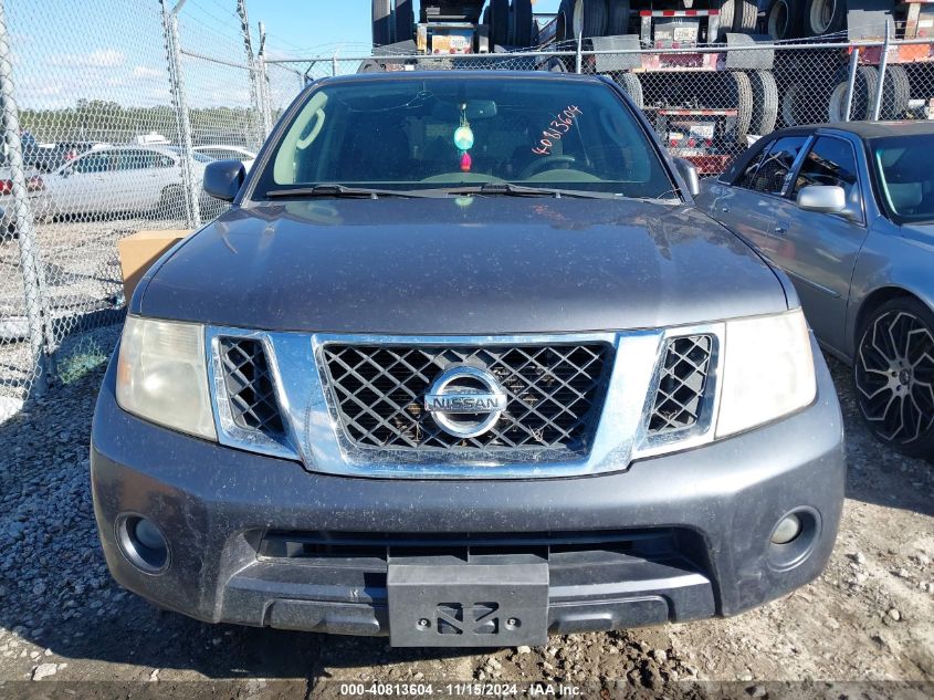 2011 Nissan Pathfinder Sv VIN: 5N1AR1NN0BC605024 Lot: 40813604