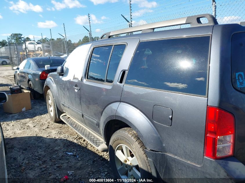 2011 NISSAN PATHFINDER VIN: 5N1AR1NN0BC605024