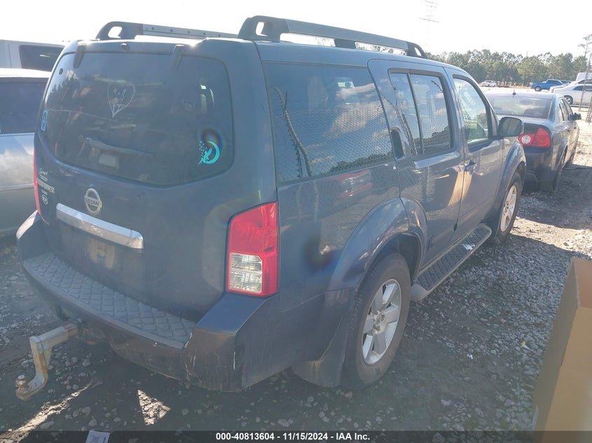 2011 NISSAN PATHFINDER VIN: 5N1AR1NN0BC605024