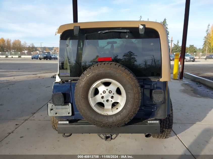 2001 Jeep Wrangler Sport VIN: 1J4FA49S01P326807 Lot: 40813708