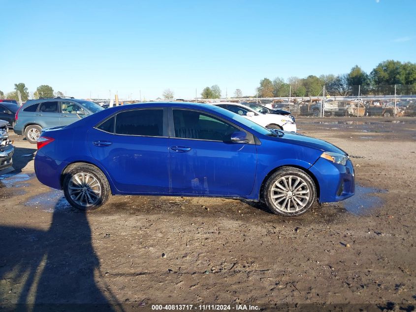 2015 Toyota Corolla S Plus VIN: 2T1BURHE2FC340475 Lot: 40813717