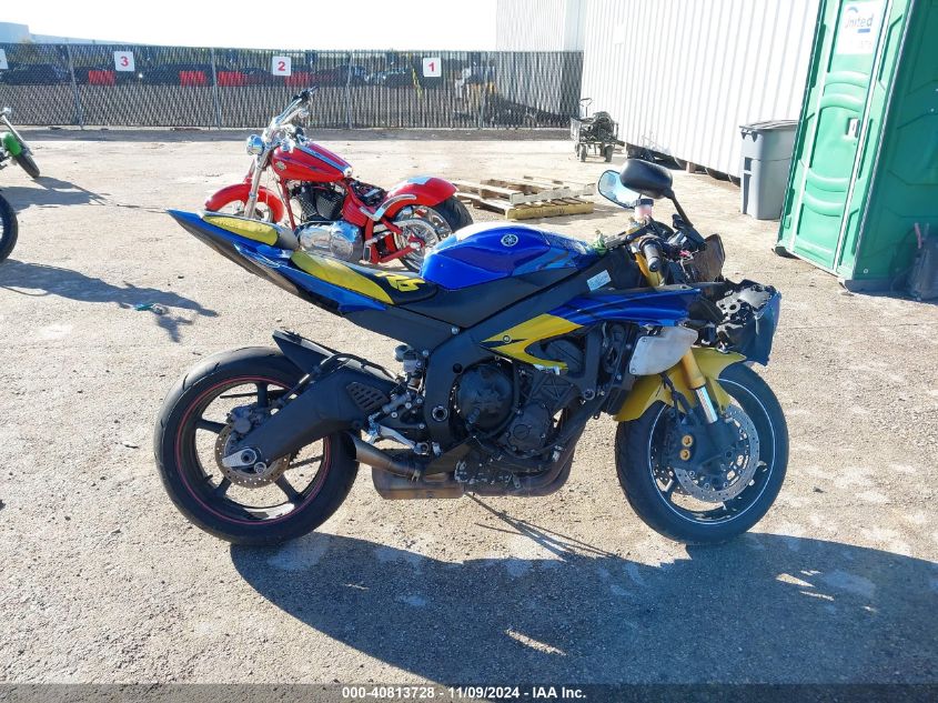 2012 Yamaha Yzfr6 VIN: JYARJ16E9CA025891 Lot: 40813728