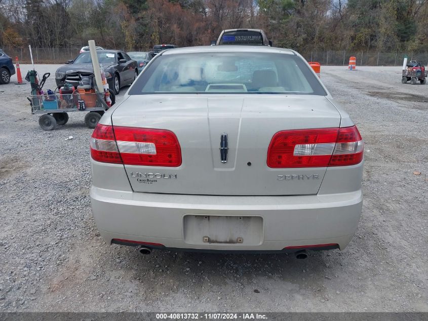 2006 Lincoln Zephyr VIN: 3LNHM26106R650941 Lot: 40813732