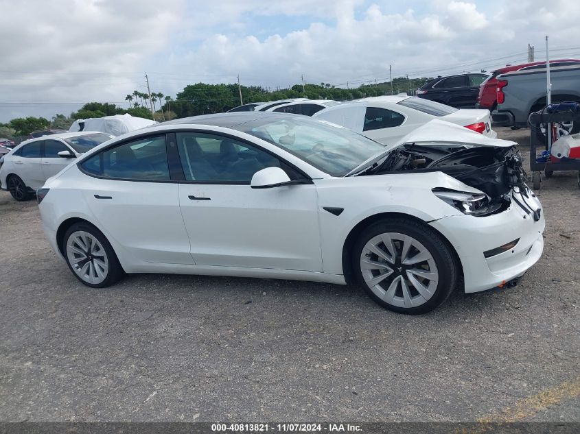 VIN 5YJ3E1EA2MF990842 2021 Tesla Model 3, Standard... no.13