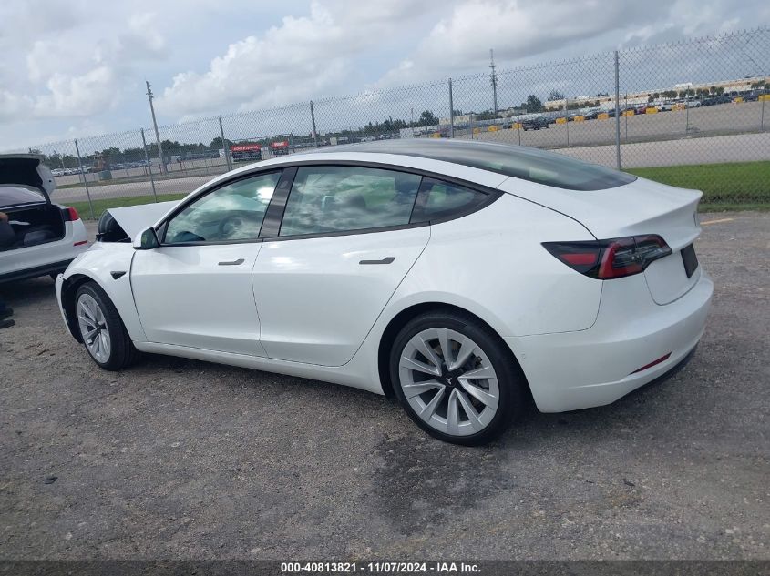 2021 TESLA MODEL 3 STANDARD RANGE PLUS REAR-WHEEL DRIVE - 5YJ3E1EA2MF990842