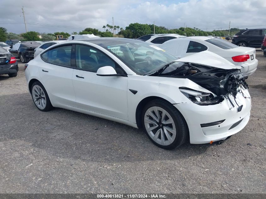 2021 TESLA MODEL 3 STANDARD RANGE PLUS REAR-WHEEL DRIVE - 5YJ3E1EA2MF990842