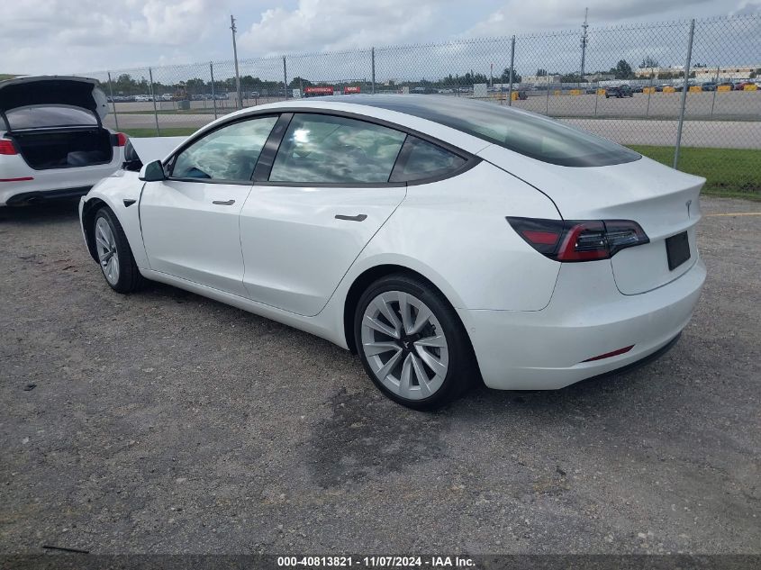 2021 TESLA MODEL 3 STANDARD RANGE PLUS REAR-WHEEL DRIVE - 5YJ3E1EA2MF990842