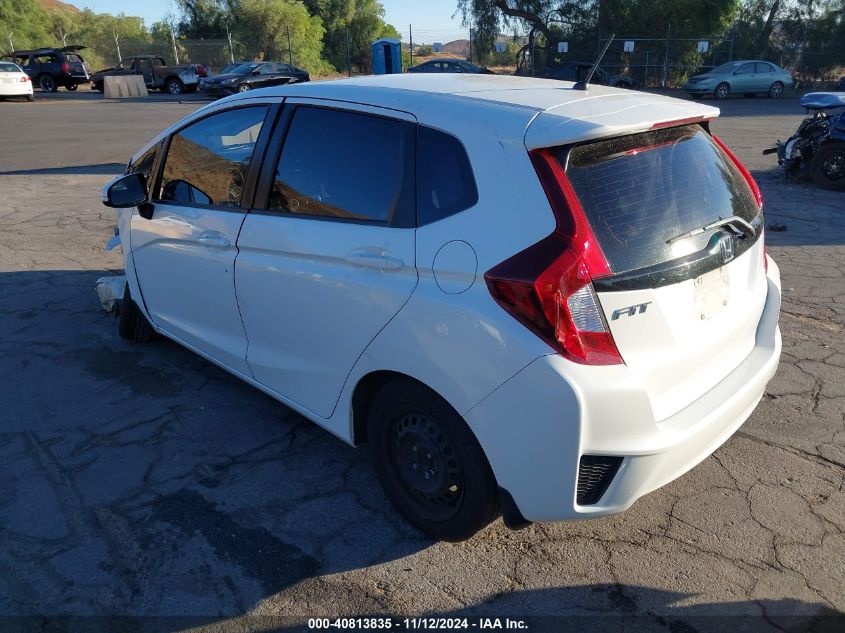 2017 Honda Fit Lx VIN: JHMGK5H55HS021124 Lot: 40813835