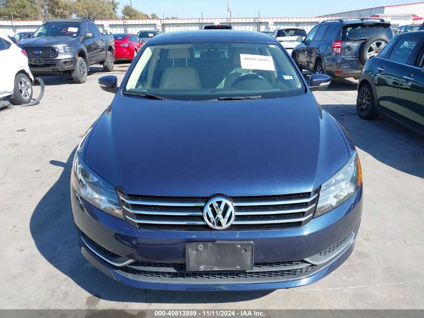 2013 Volkswagen Passat 2.5L Se VIN: 1VWBP7A3XDC077918 Lot: 40813889