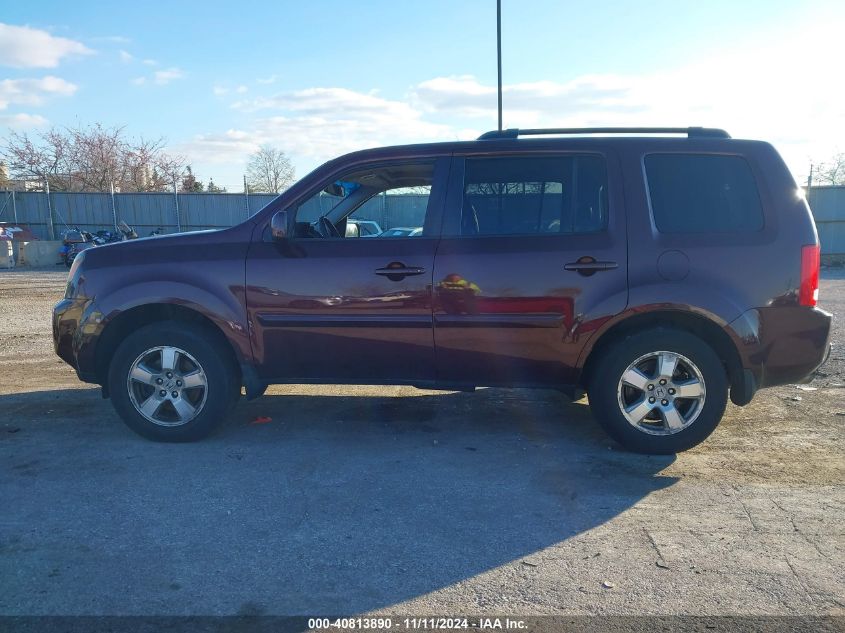 2011 Honda Pilot Ex-L VIN: 5FNYF4H57BB018802 Lot: 40813890