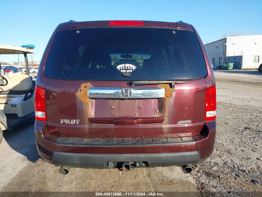 2011 Honda Pilot Ex-L VIN: 5FNYF4H57BB018802 Lot: 40813890