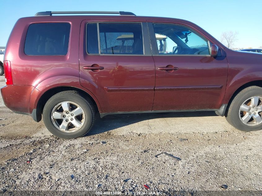 2011 Honda Pilot Ex-L VIN: 5FNYF4H57BB018802 Lot: 40813890