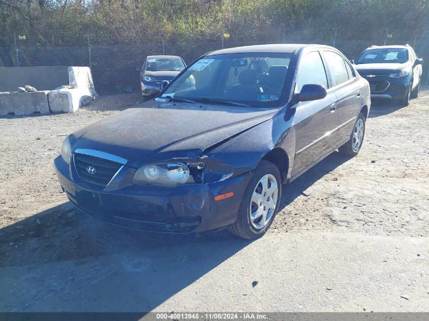 2004 Hyundai Elantra Gls/Gt VIN: KMHDN46D34U895398 Lot: 40813948