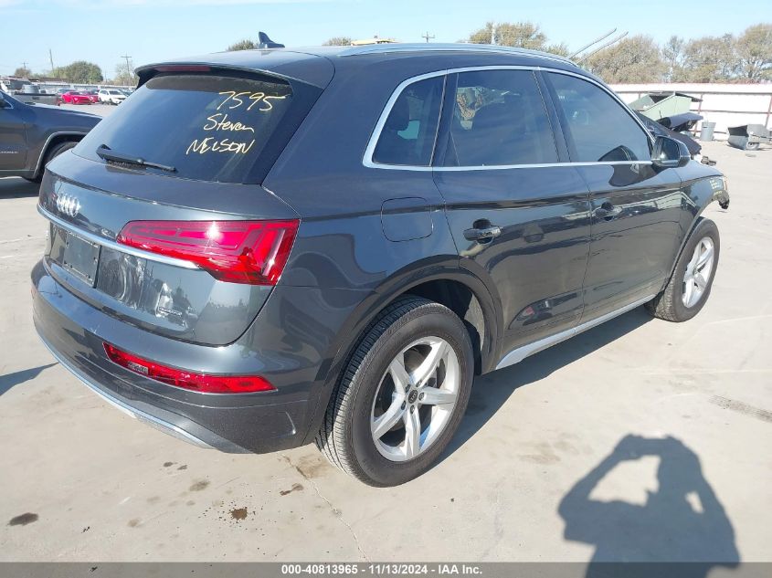 2023 Audi Q5 Premium 40 Tfsi Quattro S Tronic VIN: WA1ABAFY9P2113715 Lot: 40813965