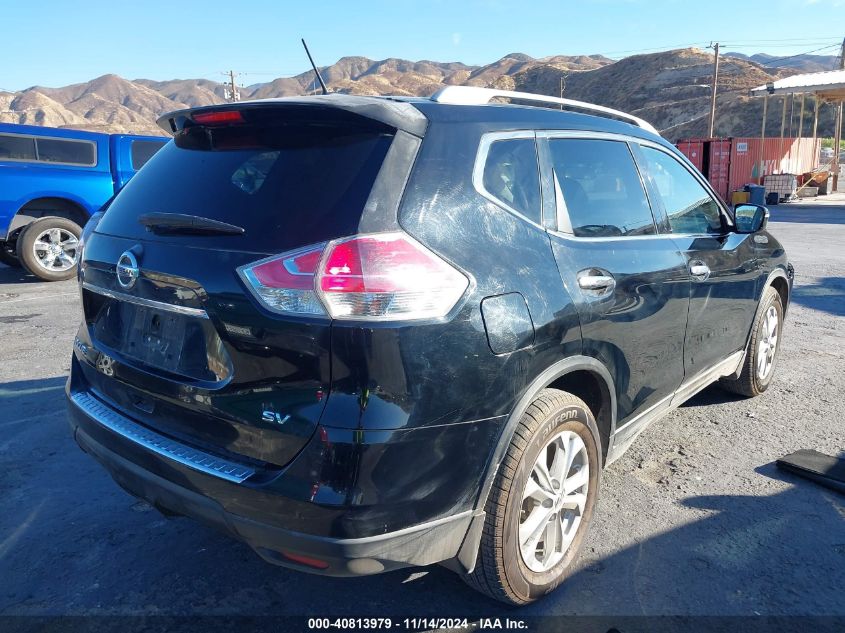 2015 Nissan Rogue Sv VIN: KNMAT2MT4FP517636 Lot: 40813979