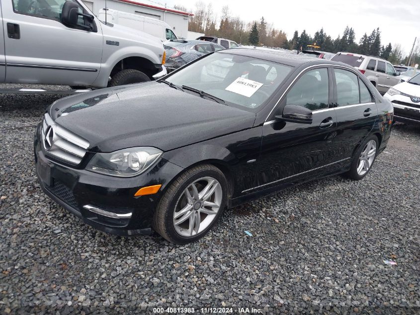 2012 Mercedes-Benz C 250 Luxury/Sport VIN: WDDGF4HB1CR207951 Lot: 40813983