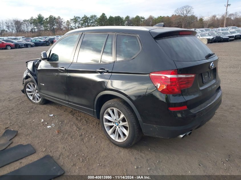 2017 BMW X3 xDrive28I VIN: 5UXWX9C39H0W72973 Lot: 40813995