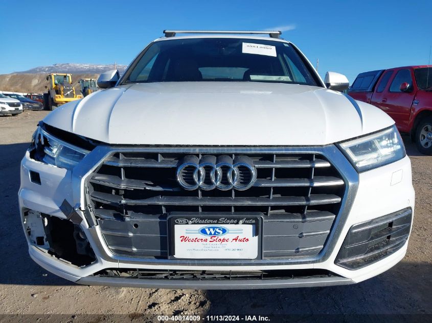 2018 Audi Q5 2.0T Premium/2.0T Tech Premium VIN: WA1BNAFY6J2125145 Lot: 40814009