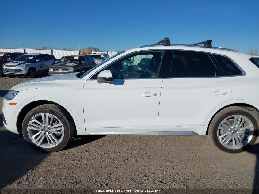 2018 Audi Q5 2.0T Premium/2.0T Tech Premium VIN: WA1BNAFY6J2125145 Lot: 40814009