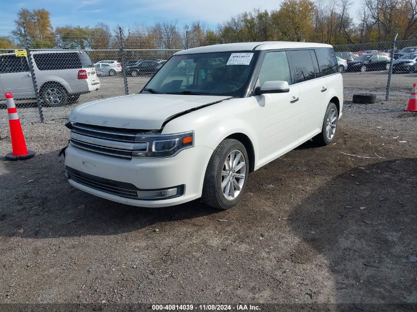 2013 Ford Flex Limited VIN: 2FMGK5D89DBD26840 Lot: 40814039