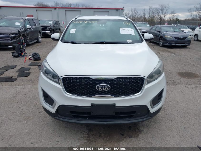 2017 Kia Sorento 2.4L Lx VIN: 5XYPG4A3XHG328994 Lot: 40814075