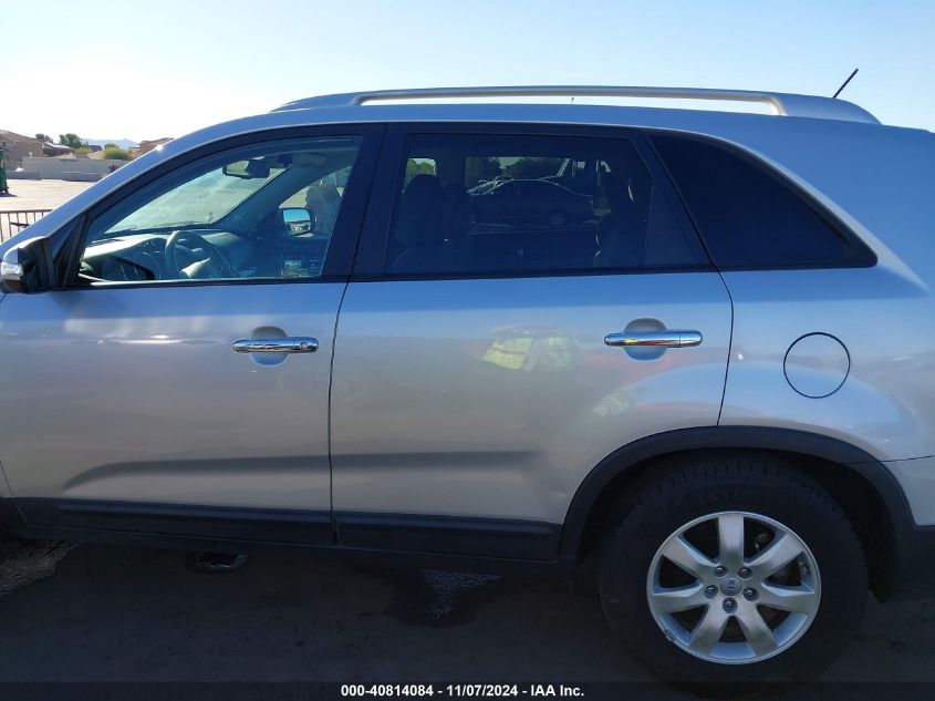 2013 Kia Sorento Lx VIN: 5XYKT4A66DG391519 Lot: 40814084