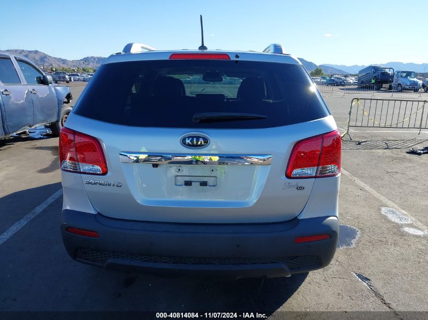 2013 Kia Sorento Lx VIN: 5XYKT4A66DG391519 Lot: 40814084