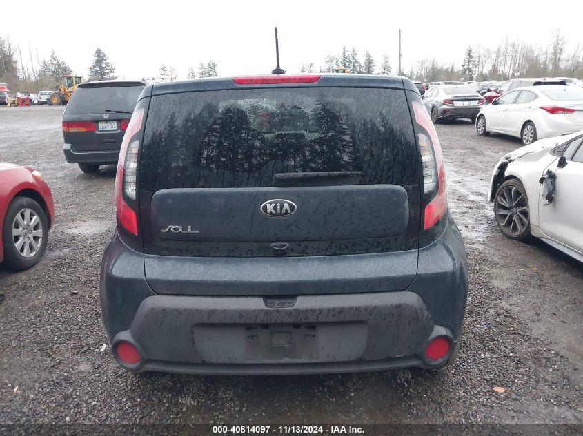 2015 Kia Soul + VIN: KNDJP3A51F7167947 Lot: 40814097