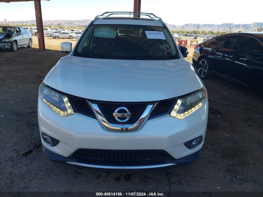 2015 Nissan Rogue Sv VIN: 5N1AT2MT8FC828313 Lot: 40814156