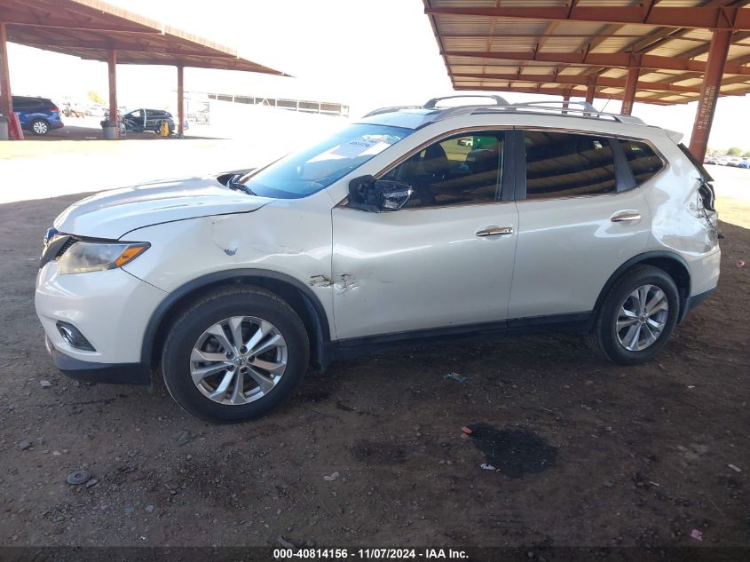 2015 Nissan Rogue Sv VIN: 5N1AT2MT8FC828313 Lot: 40814156