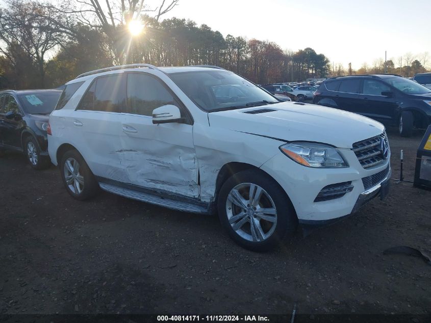 2015 Mercedes-Benz Ml 350 4Matic VIN: 4JGDA5HB5FA445446 Lot: 40814171