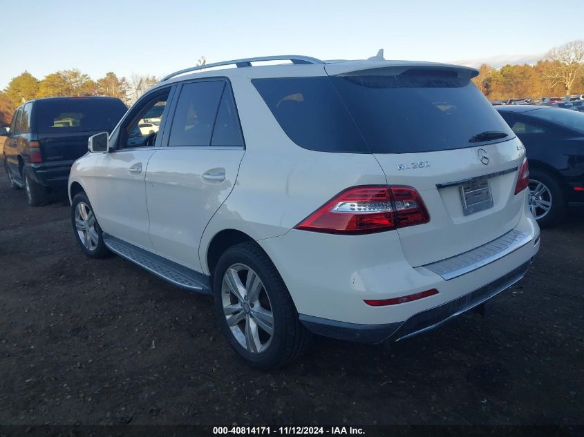 2015 Mercedes-Benz Ml 350 4Matic VIN: 4JGDA5HB5FA445446 Lot: 40814171