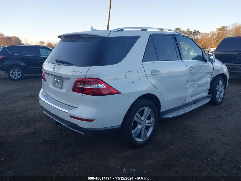 2015 Mercedes-Benz Ml 350 4Matic VIN: 4JGDA5HB5FA445446 Lot: 40814171