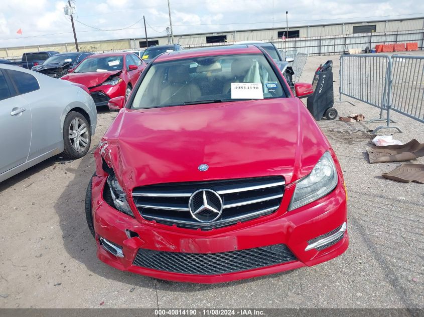 2014 Mercedes-Benz C-Class C 250 Sport/Luxury VIN: WDDGF4HB4EA949004 Lot: 40814190