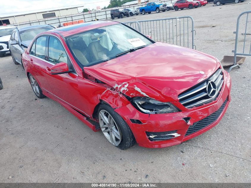 VIN WDDGF4HB4EA949004 2014 Mercedes-Benz C-Class, C... no.1