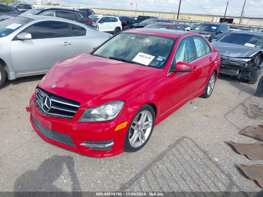 VIN WDDGF4HB4EA949004 2014 Mercedes-Benz C-Class, C... no.2