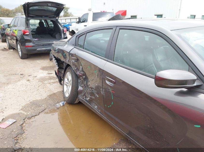 2022 Dodge Charger Sxt Rwd VIN: 2C3CDXBG1NH182822 Lot: 40814216