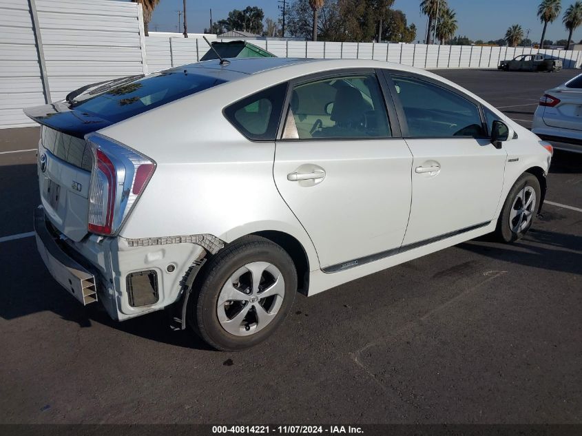 VIN JTDKN3DU1F0480986 2015 TOYOTA PRIUS no.4