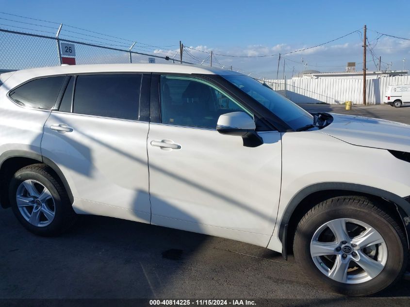 2020 Toyota Highlander Le VIN: 5TDZZRAH9LS021047 Lot: 40814225