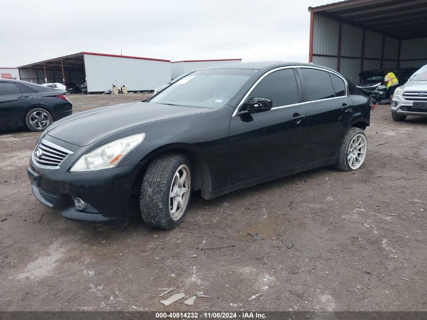 2012 Infiniti G37 Journey VIN: JN1CV6AP2CM934688 Lot: 40814232