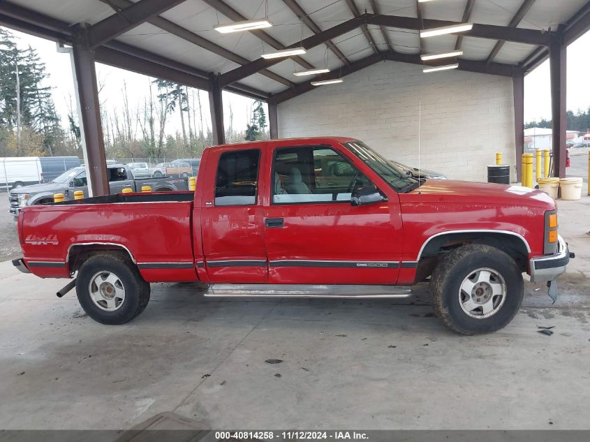 1997 GMC Sierra 1500 Sl Wideside VIN: 2GTEK19R5V1558297 Lot: 40814258