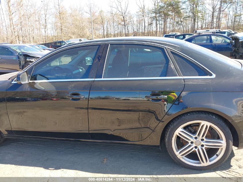 2013 Audi A4 2.0T Premium VIN: WAUHFAFL1DA192180 Lot: 40814264