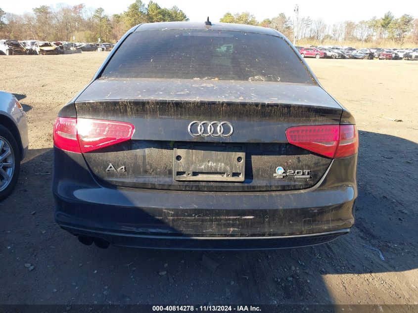 2014 Audi A4 2.0T Premium VIN: WAUFFAFL7EN021015 Lot: 40814278