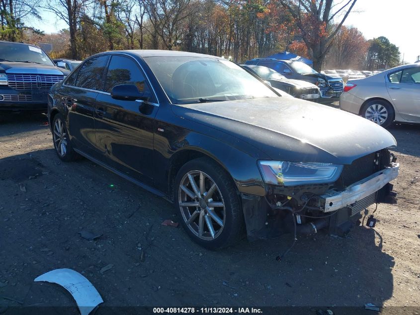 2014 Audi A4 2.0T Premium VIN: WAUFFAFL7EN021015 Lot: 40814278