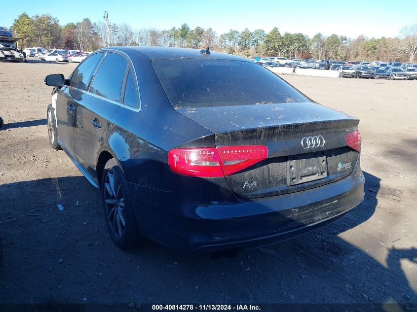 2014 Audi A4 2.0T Premium VIN: WAUFFAFL7EN021015 Lot: 40814278